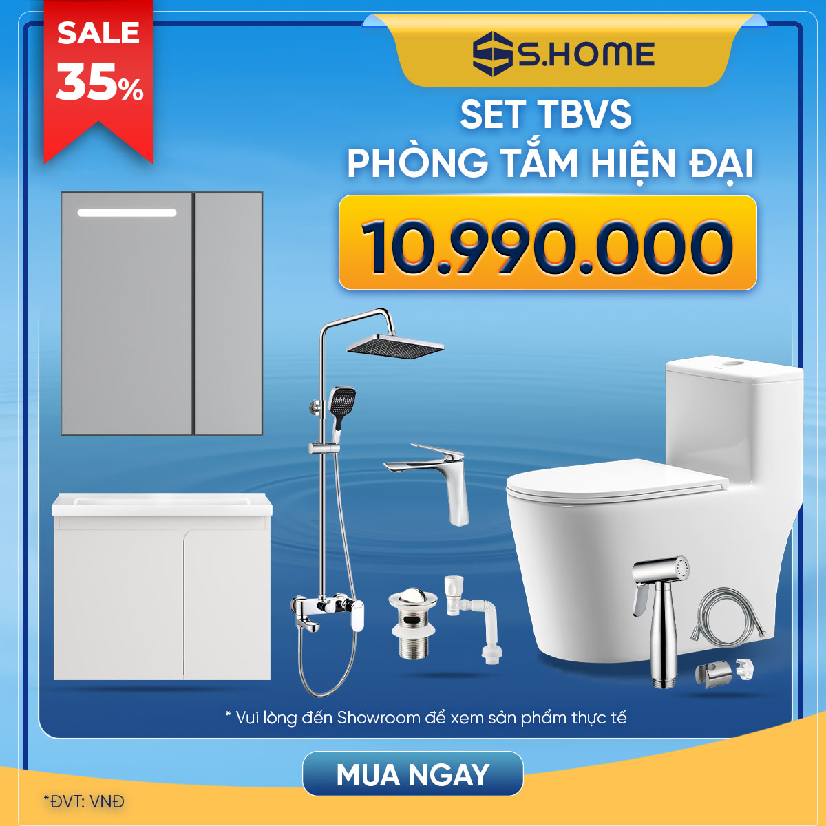Combo Phòng Tắm Hiện Đại 10.990K